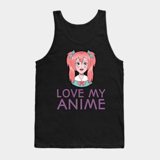 FUNNY ANIME GIRLS Tank Top